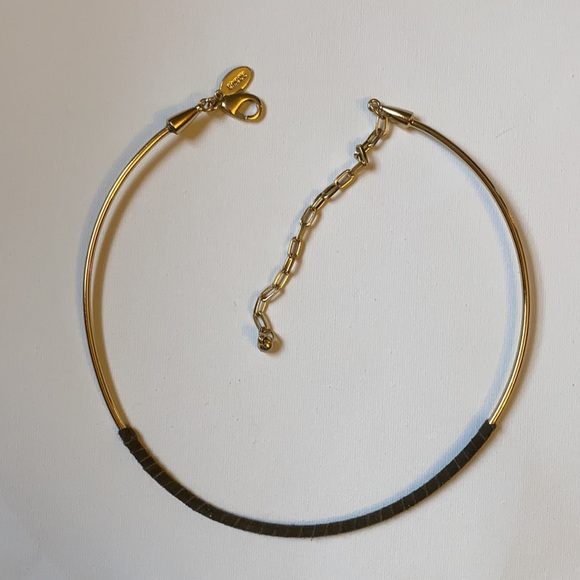 Chico’s brand gold choker necklace - Picture 3 of 4